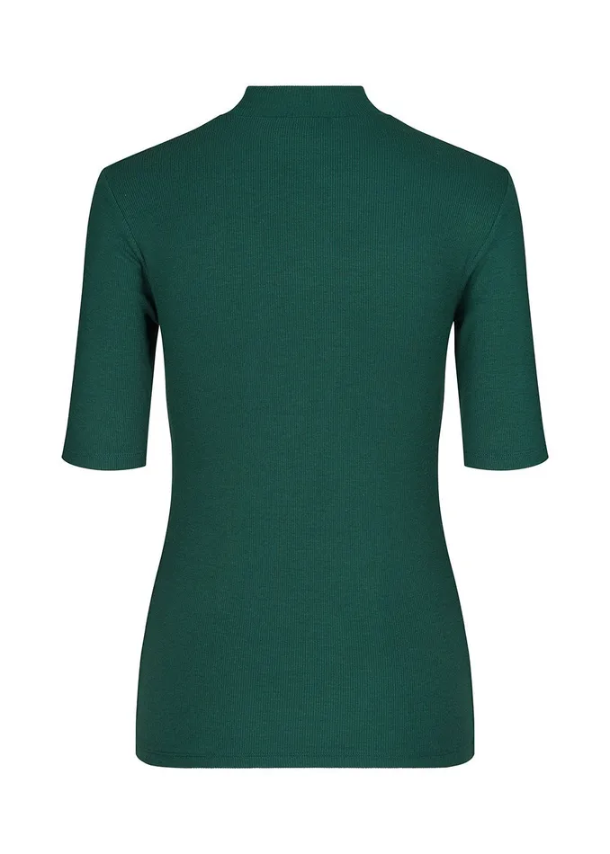 Women Krown Tshirt Bottle Green Modstrm TShirts Women Krown Tshirt Bottle Green Modstrm TShirts