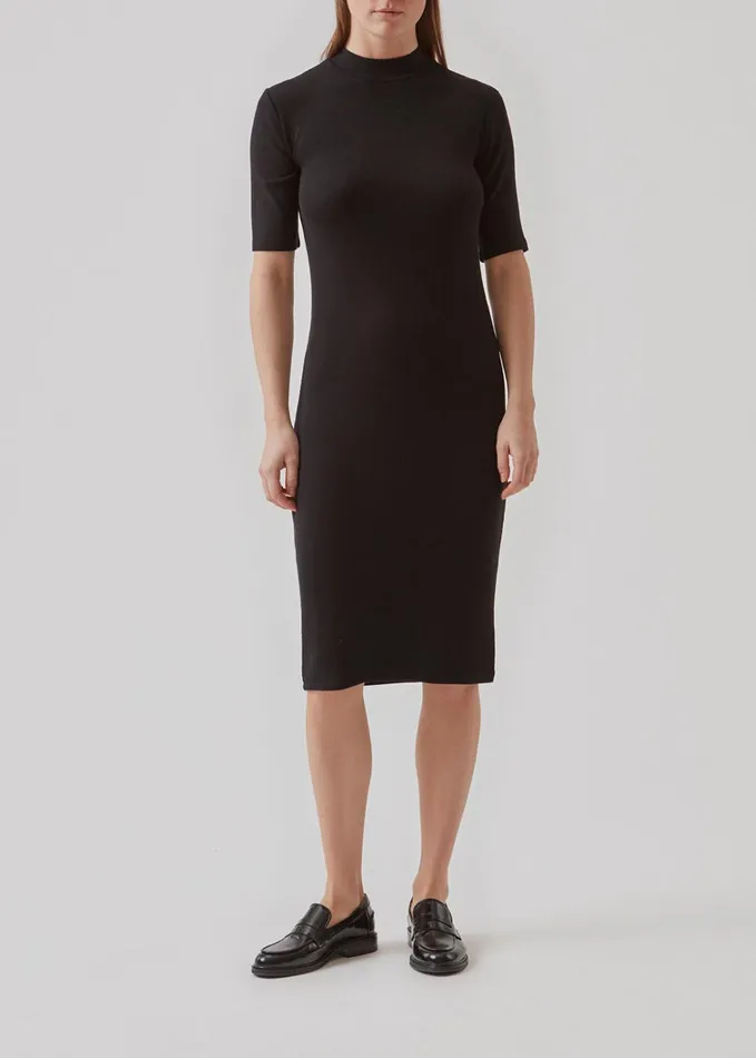 Women Krown Tshirt Dress Black Modstrm TShirts