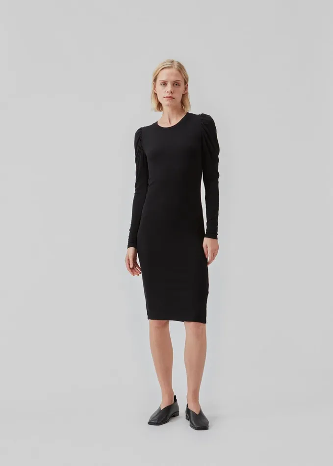 Women KrownMD Puff Dress Black Modstrm Dresses