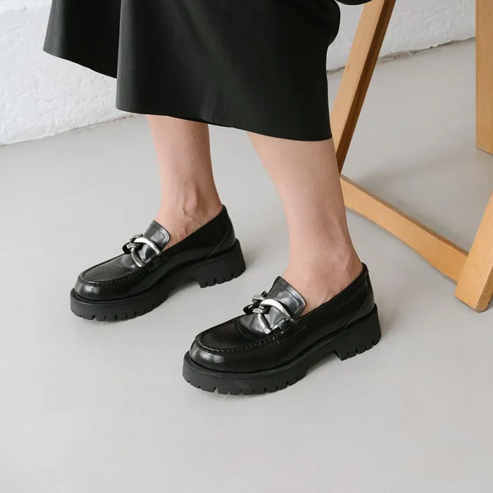 Women Loafers Jonak Flat Heel Loafers With Bites