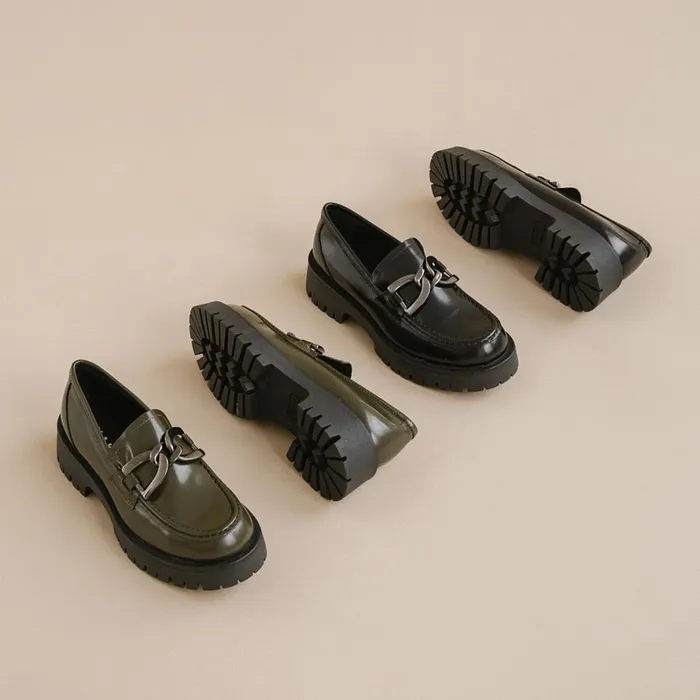 Women Loafers Jonak Flat Heel Loafers With Bites
