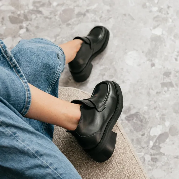 Women Loafers Jonak Loafer With Tongue And Square Toe