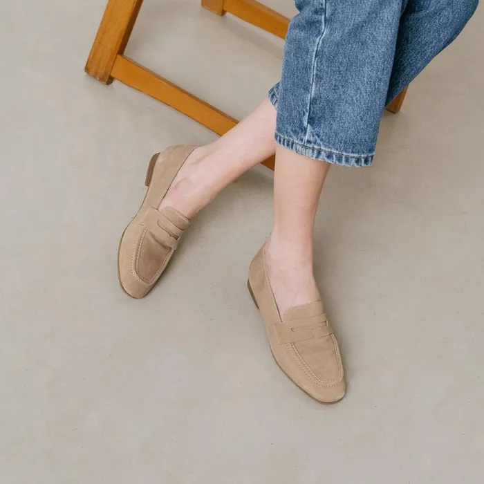 Women Loafers Jonak Loafers With Flat Heels And Round Toes