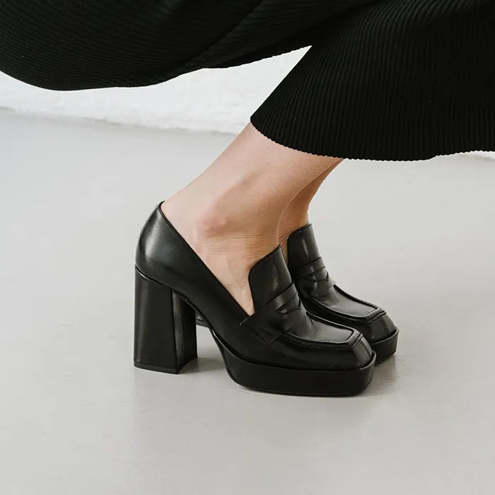 Women Loafers Jonak Moccasins With Heel