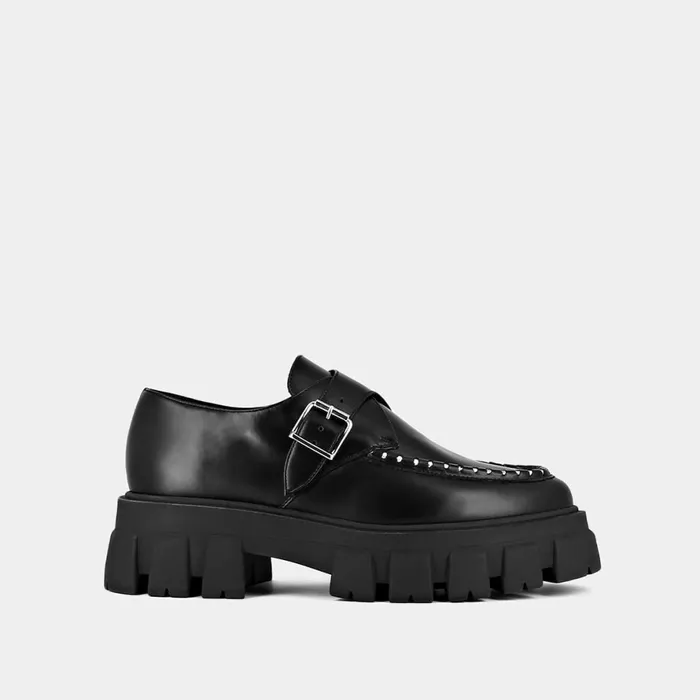 Women Loafers Jonak Moccasins With Notched Soles And Silver Details