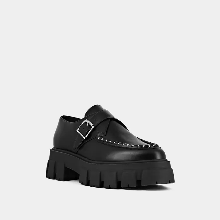 Women Loafers Jonak Moccasins With Notched Soles And Silver Details