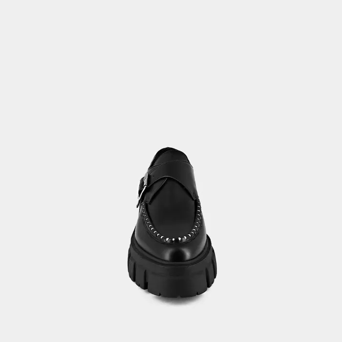 Women Loafers Jonak Moccasins With Notched Soles And Silver Details