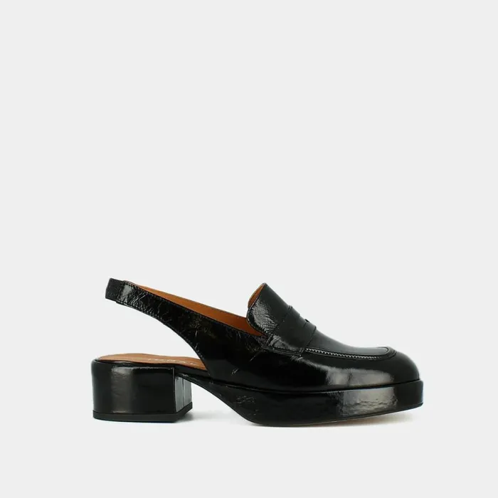 Women Loafers Jonak Open Loafers With Square Toe And Small Heels