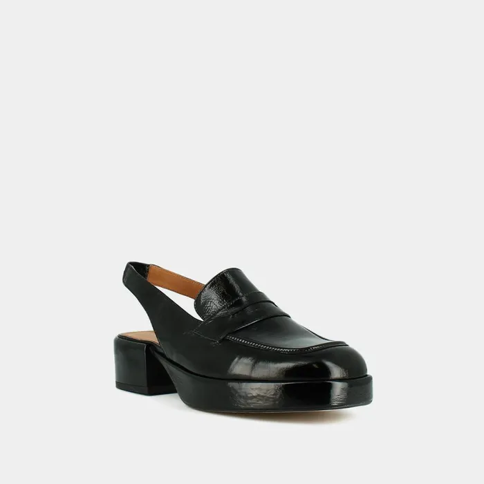 Women Loafers Jonak Open Loafers With Square Toe And Small Heels