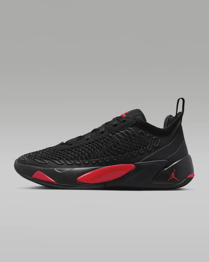 Women Luka 1 Blackdark Greyuniversity Red Nike Jordan