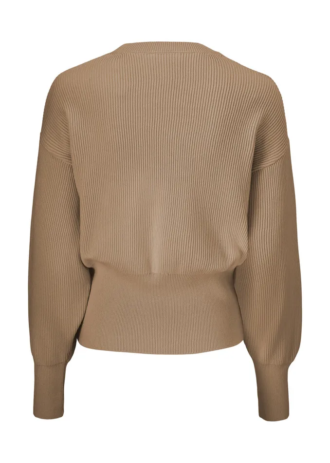 Women Lydia Oneck Camel Dust Modstrm Blouses and Knitwear Women Lydia Oneck Camel Dust Modstrm Blouses and Knitwear