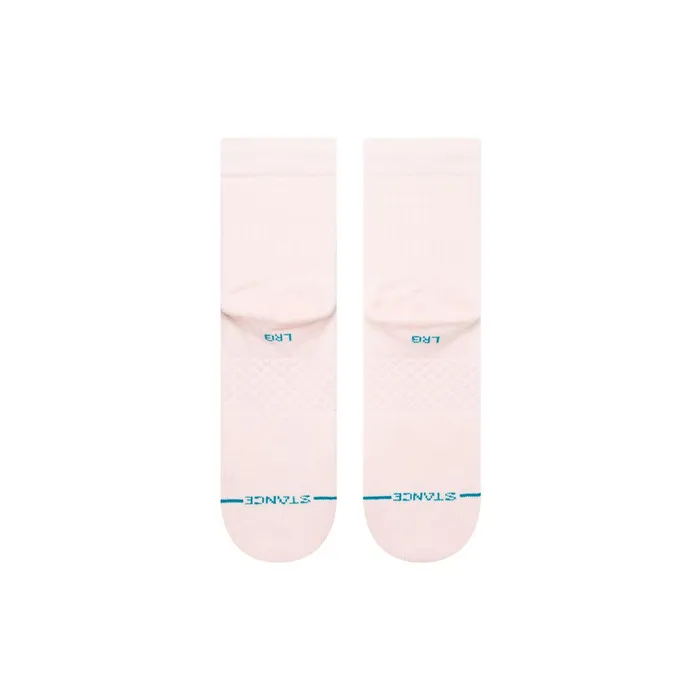 WomenMen Cotton Quarter Socks Icon 8211 Pink Stance Quarter