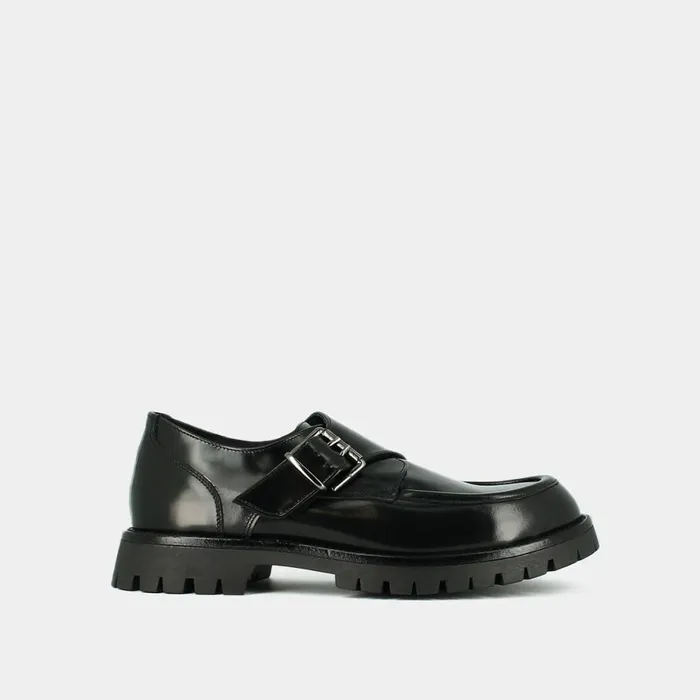 WomenMen Derbies Oxfords Jonak Derbies With Flat Heels Buckles And Visible Stitching