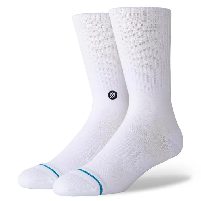 WomenMen Icon Crew Socks Whiteblack Stance Crew