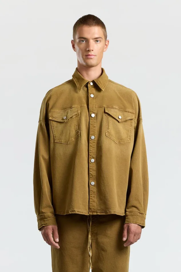 WomenMen Overshirt Burnt Honey COTTON CITIZEN Denim