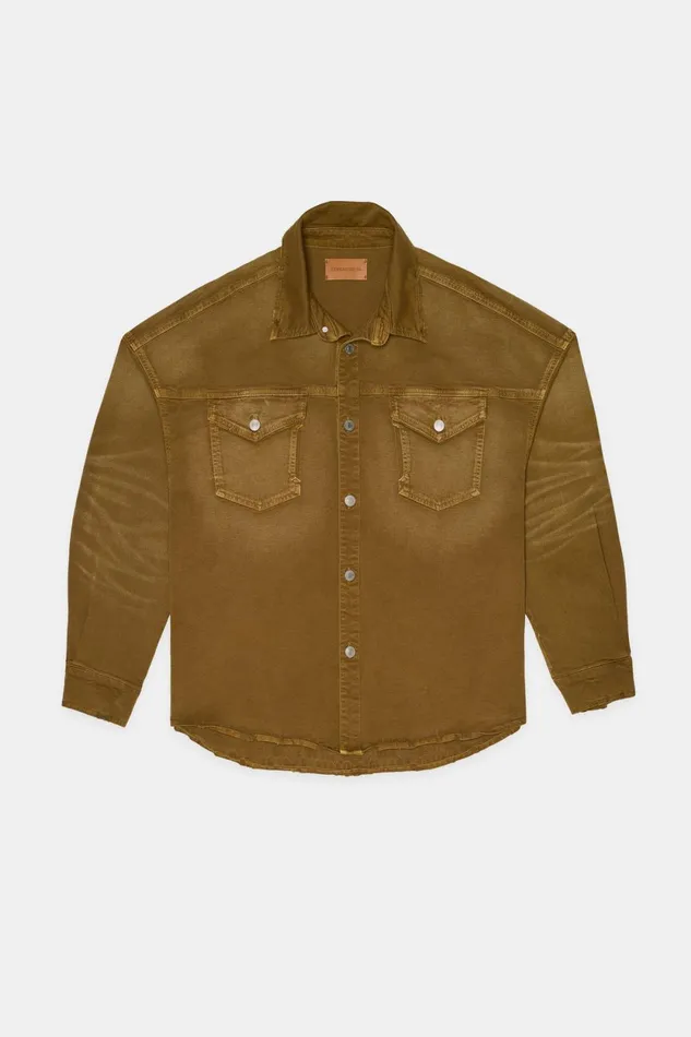 WomenMen Overshirt Burnt Honey COTTON CITIZEN Denim
