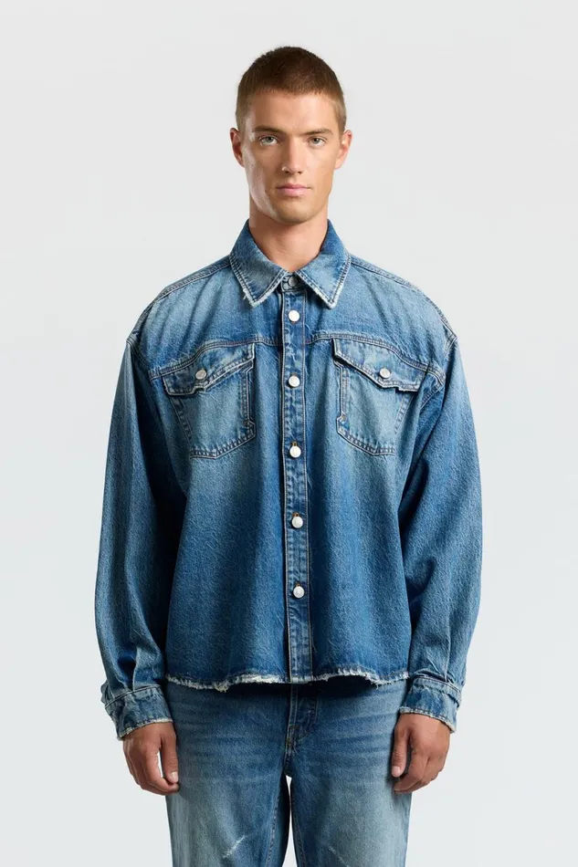 WomenMen Overshirt Roxbury COTTON CITIZEN Denim