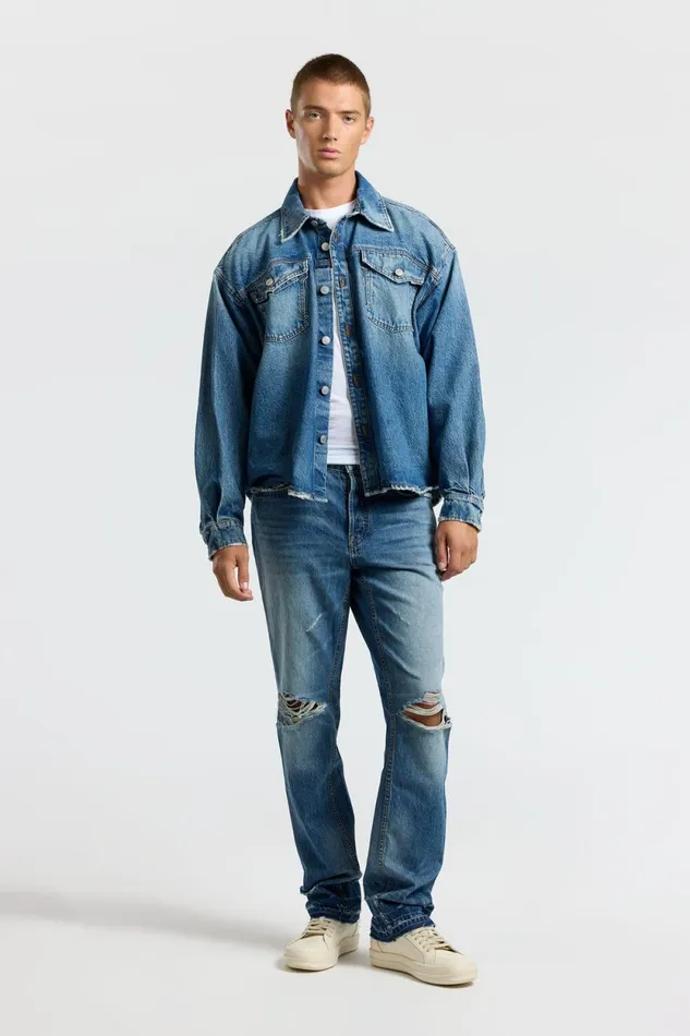 WomenMen Overshirt Roxbury COTTON CITIZEN Denim WomenMen Overshirt Roxbury COTTON CITIZEN Denim