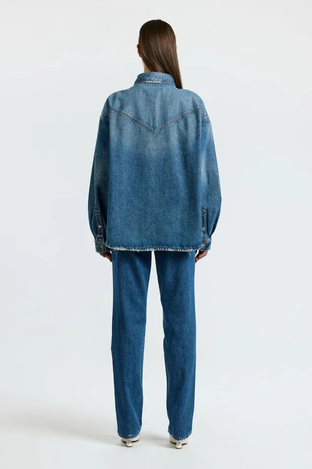 WomenMen Overshirt Roxbury COTTON CITIZEN Denim WomenMen Overshirt Roxbury COTTON CITIZEN Denim