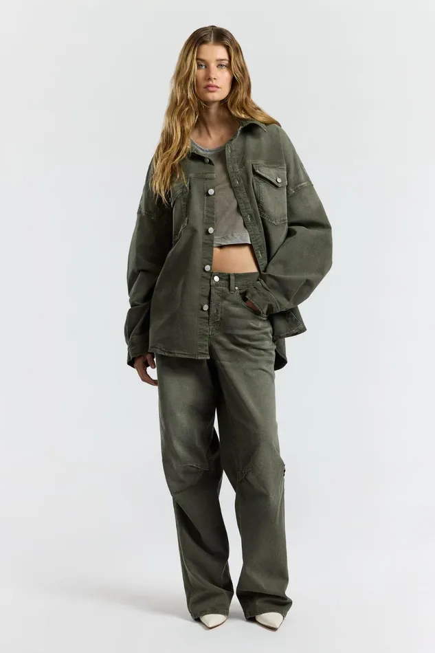 WomenMen Overshirt Steel Gray COTTON CITIZEN Denim WomenMen Overshirt Steel Gray COTTON CITIZEN Denim