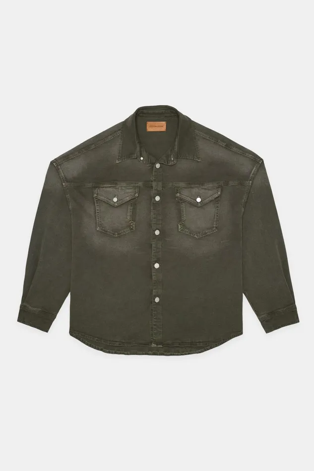 WomenMen Overshirt Steel Gray COTTON CITIZEN Denim WomenMen Overshirt Steel Gray COTTON CITIZEN Denim
