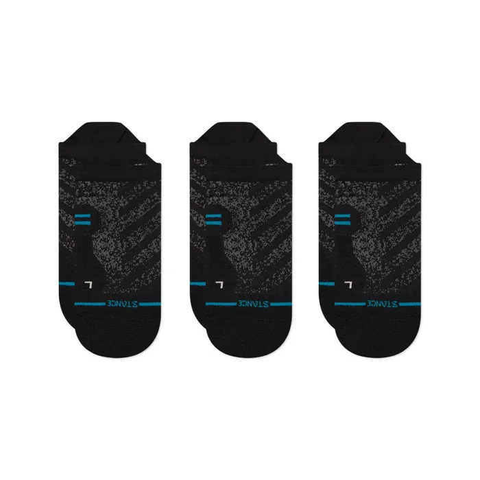 WomenMen Performance Tab Socks 3 Pack Run Light 23 8211 Black Stance Tab