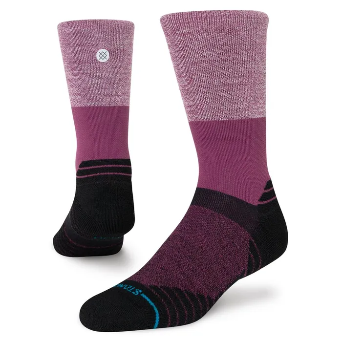 WomenMen Performance Wool Hiking Socks Base Command 8211 Purple Stance Crew