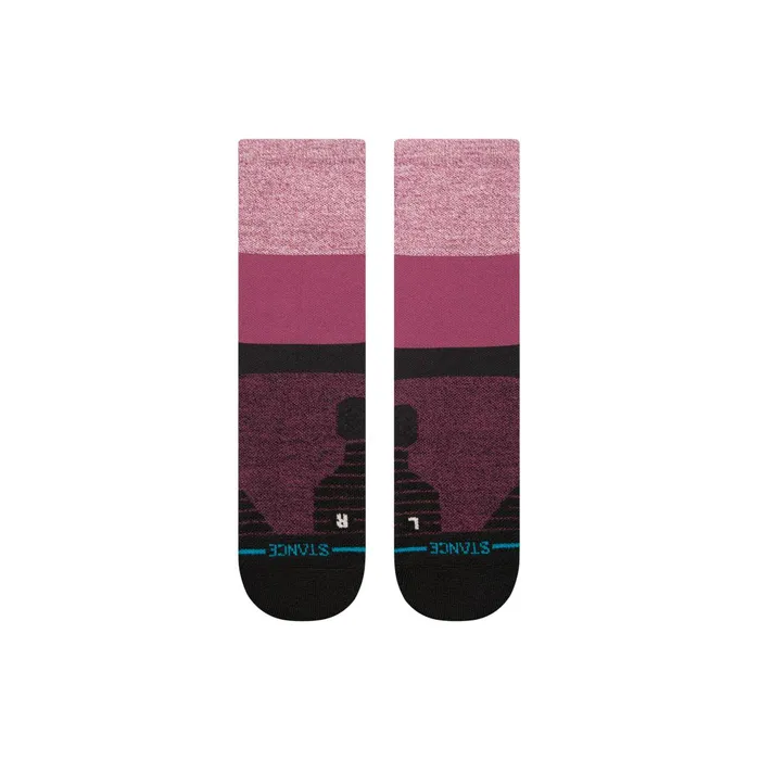 WomenMen Performance Wool Hiking Socks Base Command 8211 Purple Stance Crew