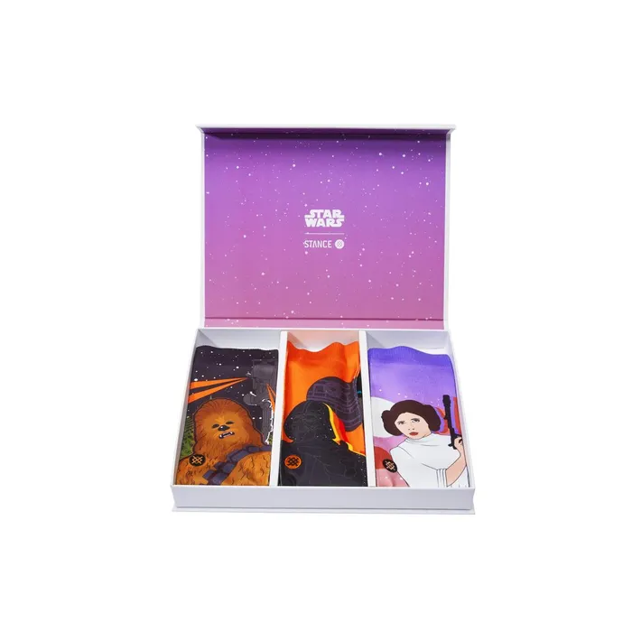 WomenMen Star Wars By Jaz X Poly Crew Socks Box Set Multi Stance Crew