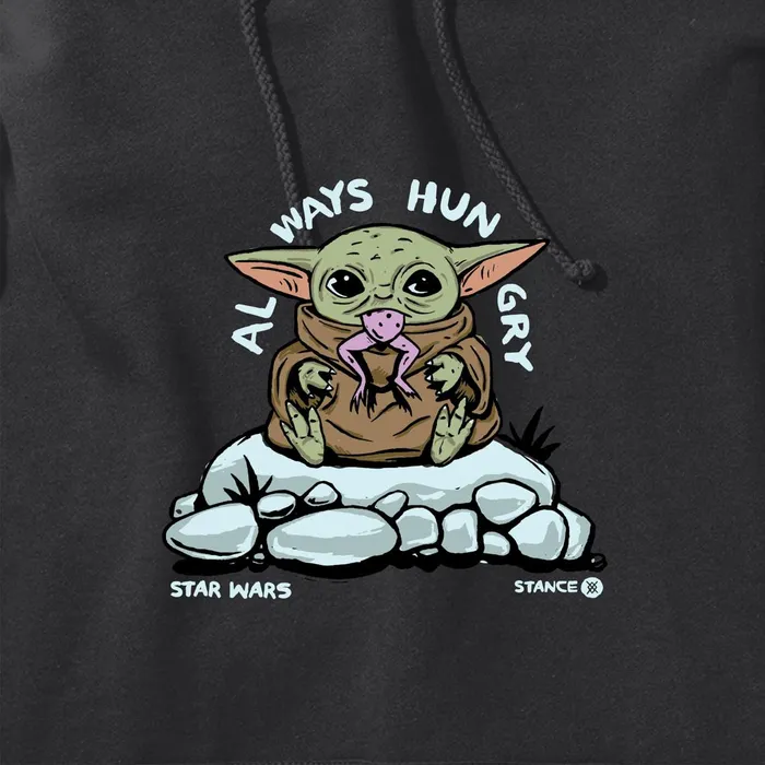 WomenMen Star Wars X Always Hungry Hoodie Black Stance Hoodies and Jackets