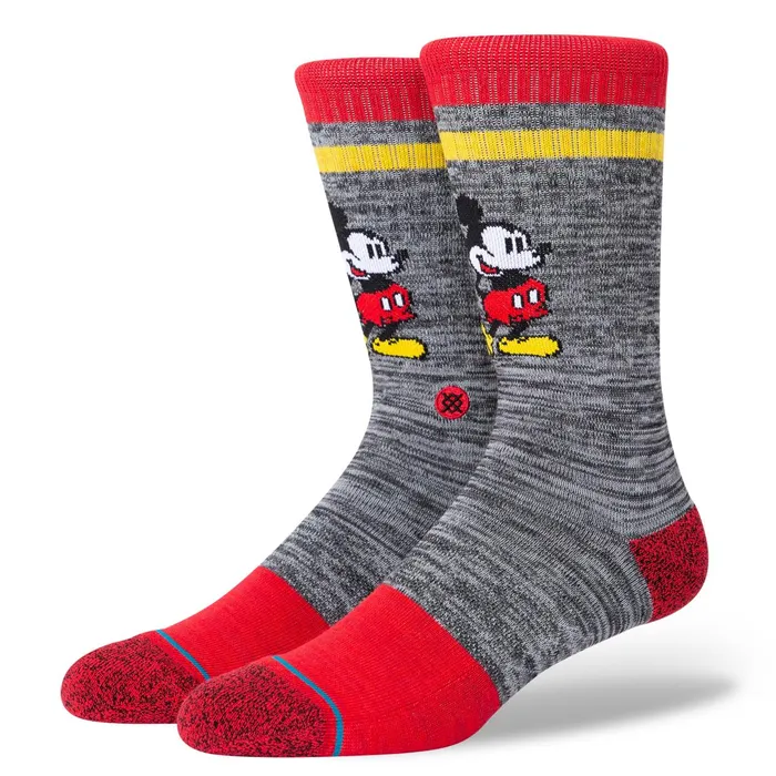 WomenMen X Vintage Disney 2020 Crew Socks Mickey Mouse 8211 Black Stance Crew