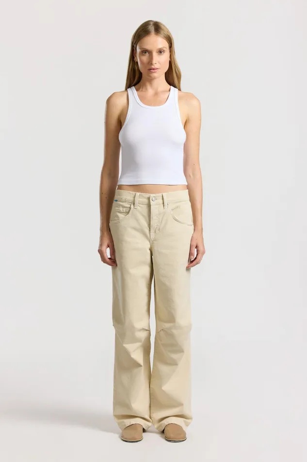 Women Mila Pant Ecru COTTON CITIZEN Pants Women Mila Pant Ecru COTTON CITIZEN Pants