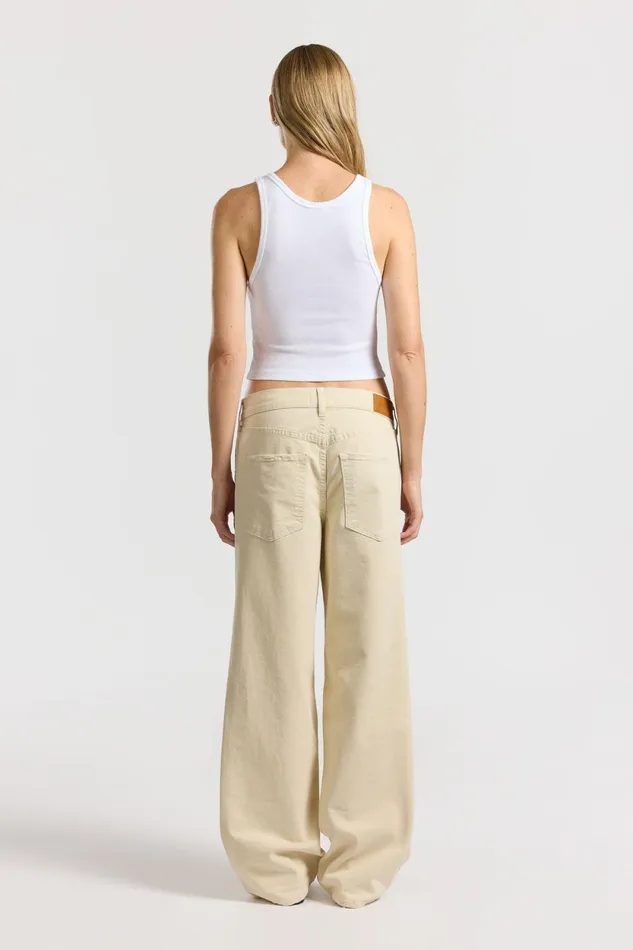 Women Mila Pant Ecru COTTON CITIZEN Pants Women Mila Pant Ecru COTTON CITIZEN Pants