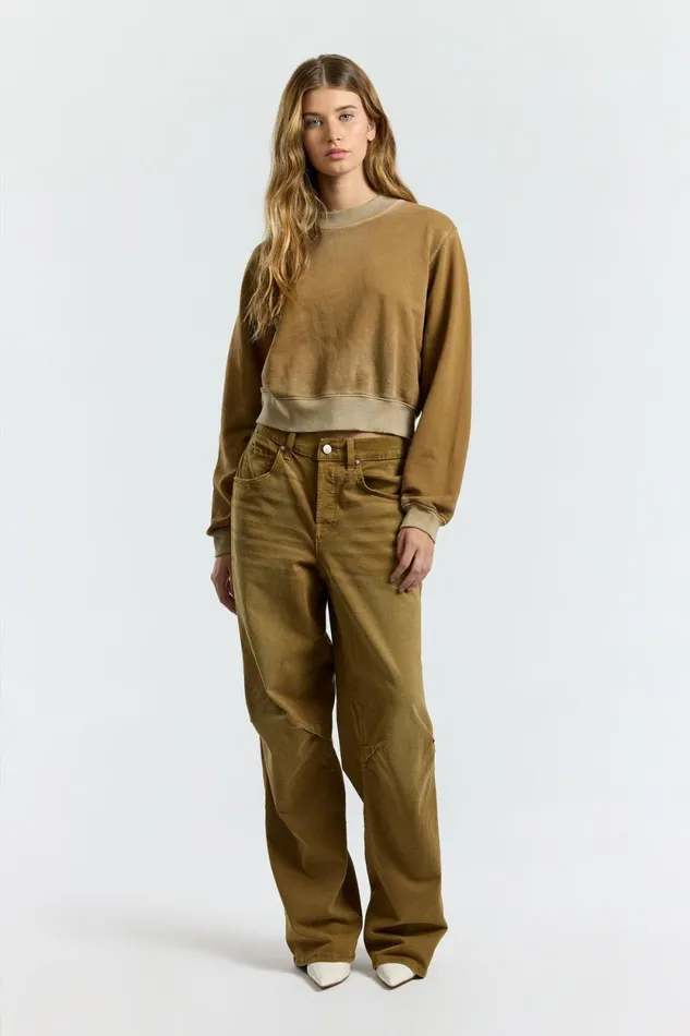 Women Milan Crew Sweatshirt Vintage Burnt Honey COTTON CITIZEN Sweatshirts Women Milan Crew Sweatshirt Vintage Burnt Honey COTTON CITIZEN Sweatshirts