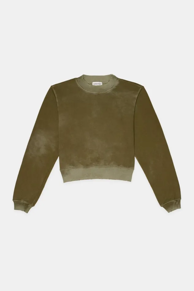 Women Milan Crew Sweatshirt Vintage Fern COTTON CITIZEN Sweatshirts Women Milan Crew Sweatshirt Vintage Fern COTTON CITIZEN Sweatshirts