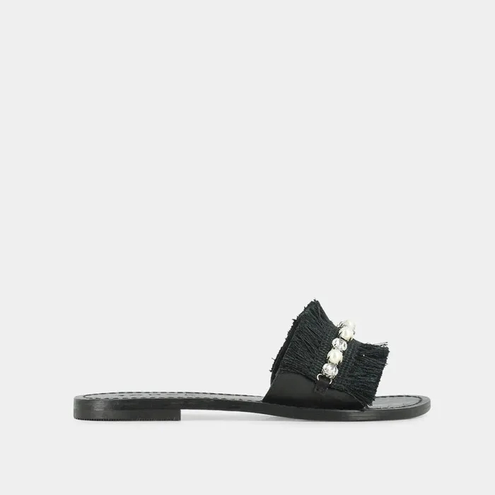 Women Mules Clogs Jonak Black Mules