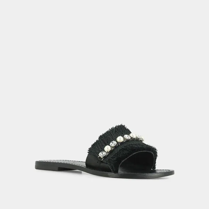 Women Mules Clogs Jonak Black Mules