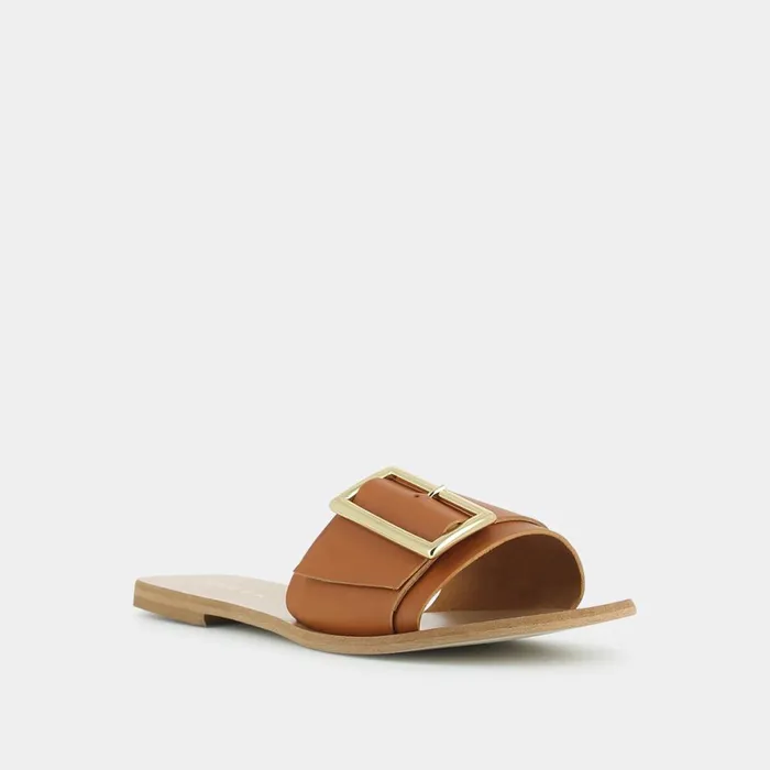 Women Mules Clogs Jonak Mules With Chunky Buckle