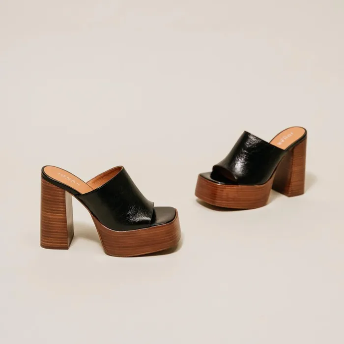Women Mules Clogs Jonak Mules With Heels And Open Toes