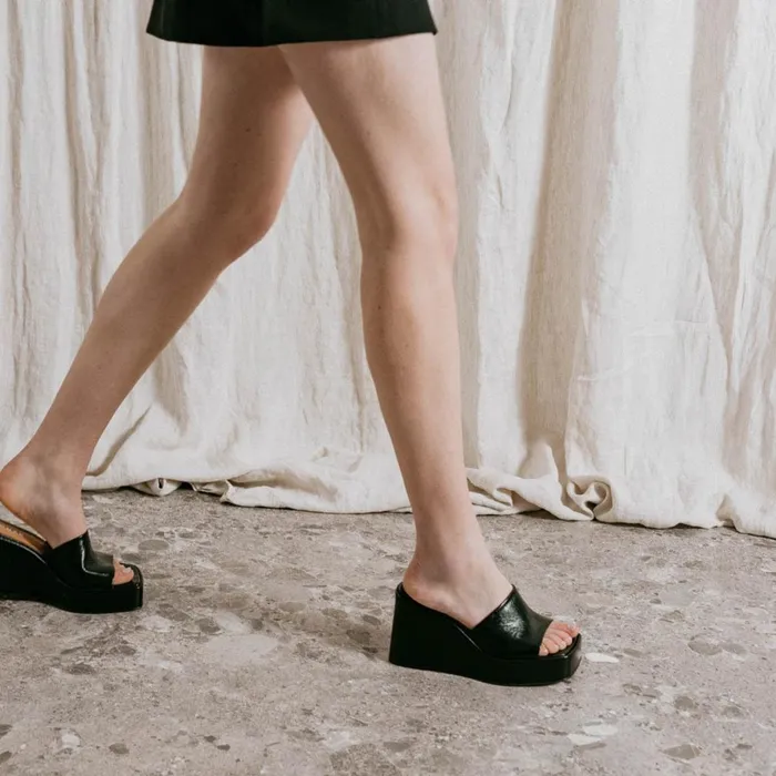 Women Mules Clogs Jonak OpenToe Mules With Wedges