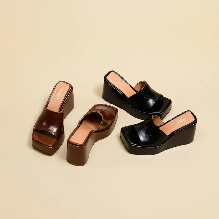Women Mules Clogs Jonak OpenToe Mules With Wedges Women Mules Clogs Jonak OpenToe Mules With Wedges