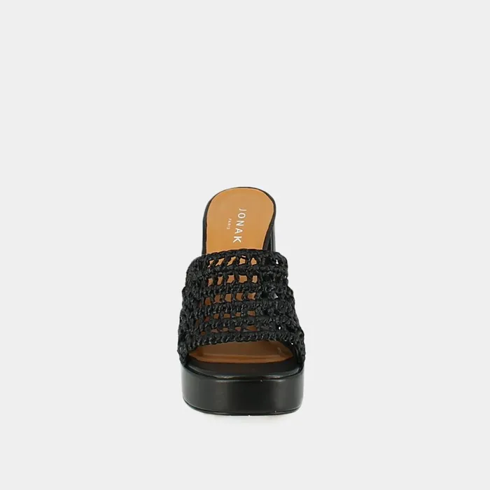 Women Mules Clogs Jonak Openwork Platform Mules