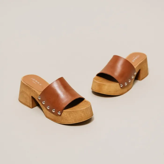 Women Mules Clogs Jonak Platform Mules With Open Toes