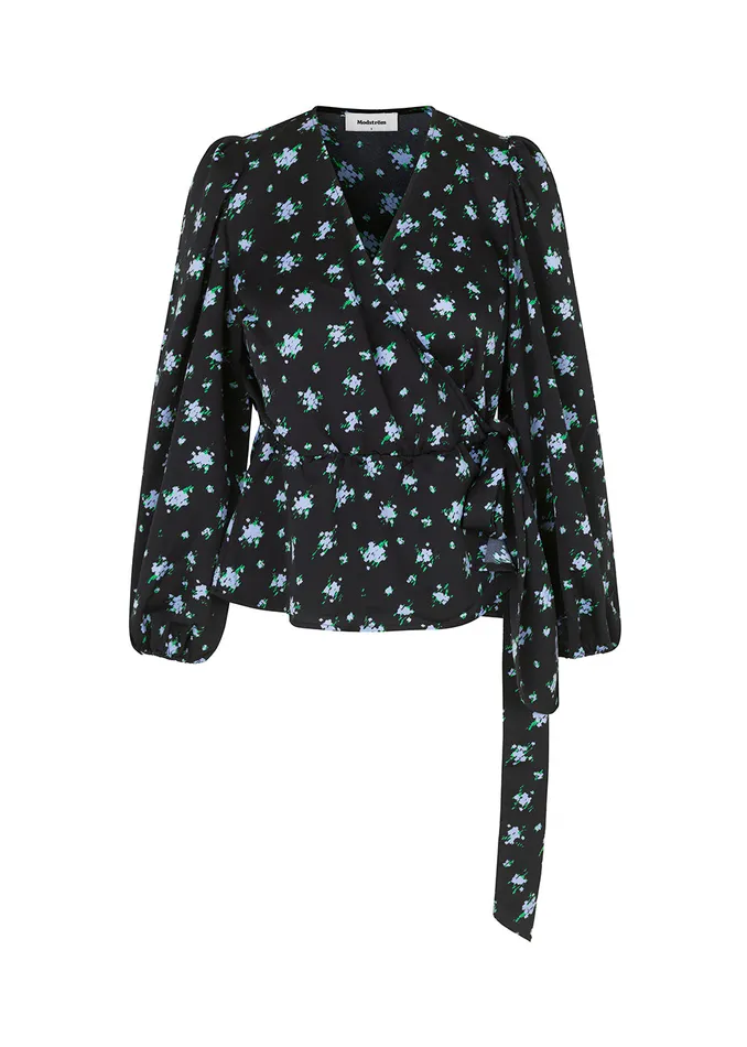 Women Ness Print Top Waterbloom Modstrm Tops