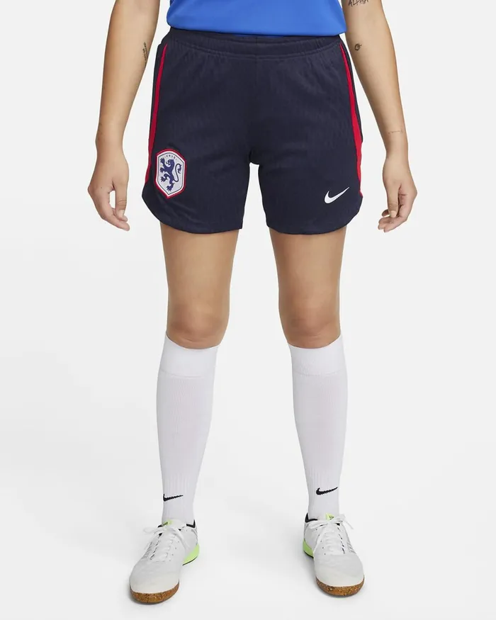Women Netherlands Strike Blackened Blueuniversity Redwhite Nike Shorts