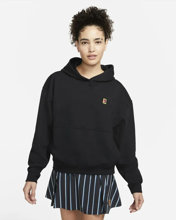 Women Nikecourt Black Nike Hoodies And Sweatshirts