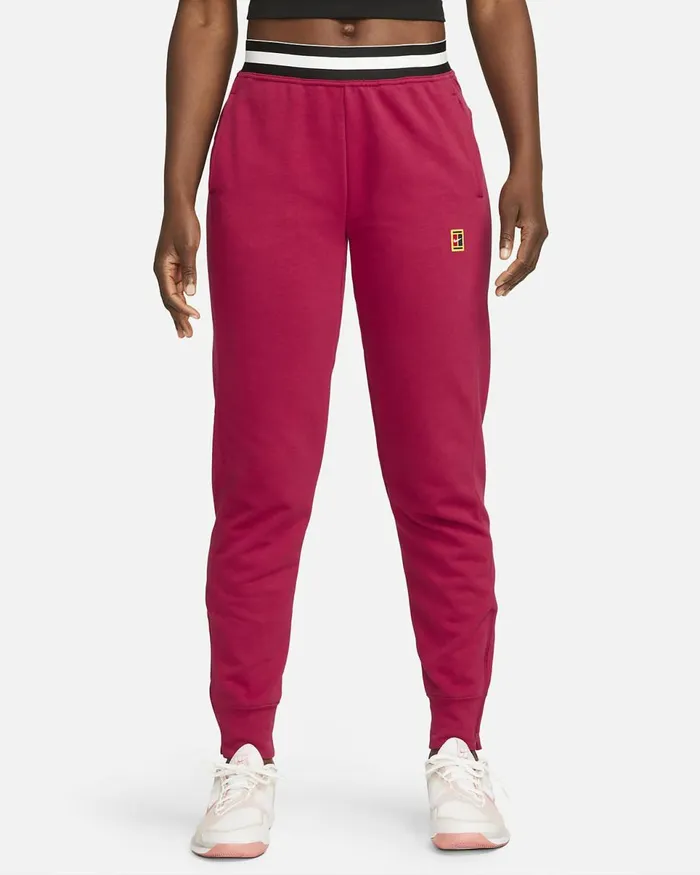 Women Nikecourt DriFit Heritage Noble Red Nike Matching Sets