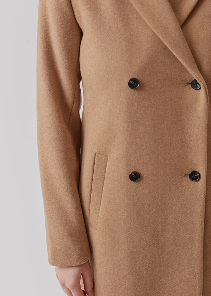 Women Odelia Coat Brown Sugar Modstrm Coats and Jackets Women Odelia Coat Brown Sugar Modstrm Coats and Jackets