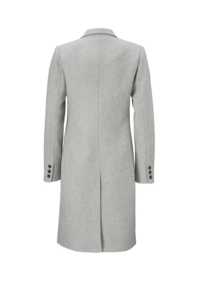 Women Odelia Coat Grey Melange Modstrm Coats and Jackets Women Odelia Coat Grey Melange Modstrm Coats and Jackets