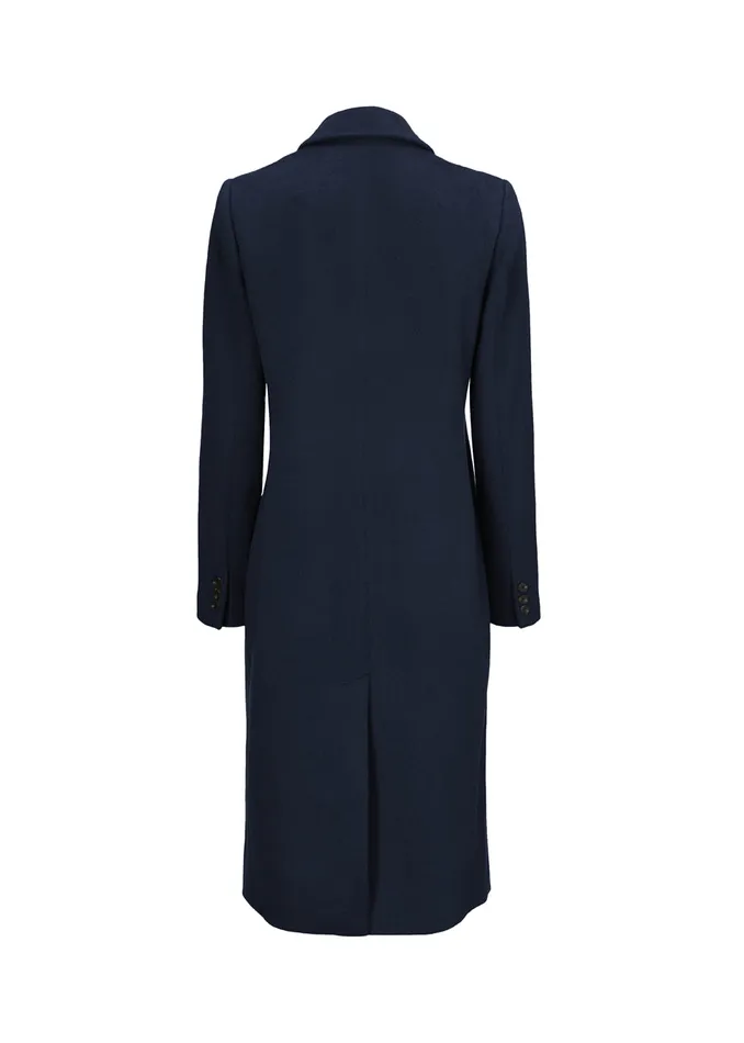 Women Odelia Long Coat Navy Sky Modstrm Coats and Jackets